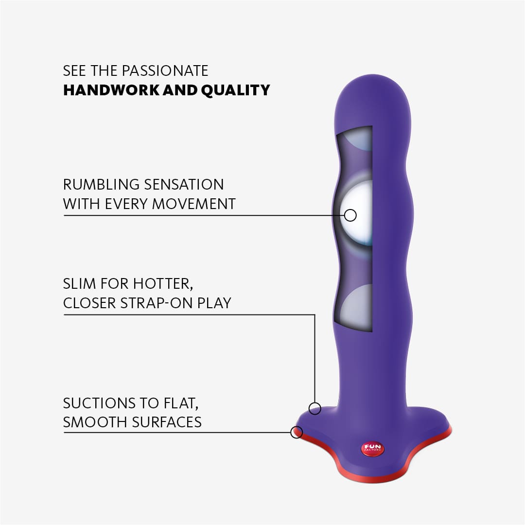 FUN FACTORY - Dildo BOUNCER flashy purple benfetis