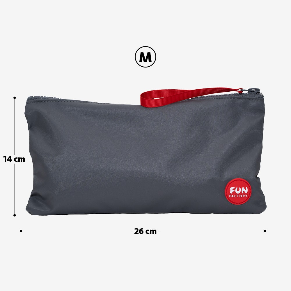 TOYBAG M in Grey Measurements – FUN FACTORY