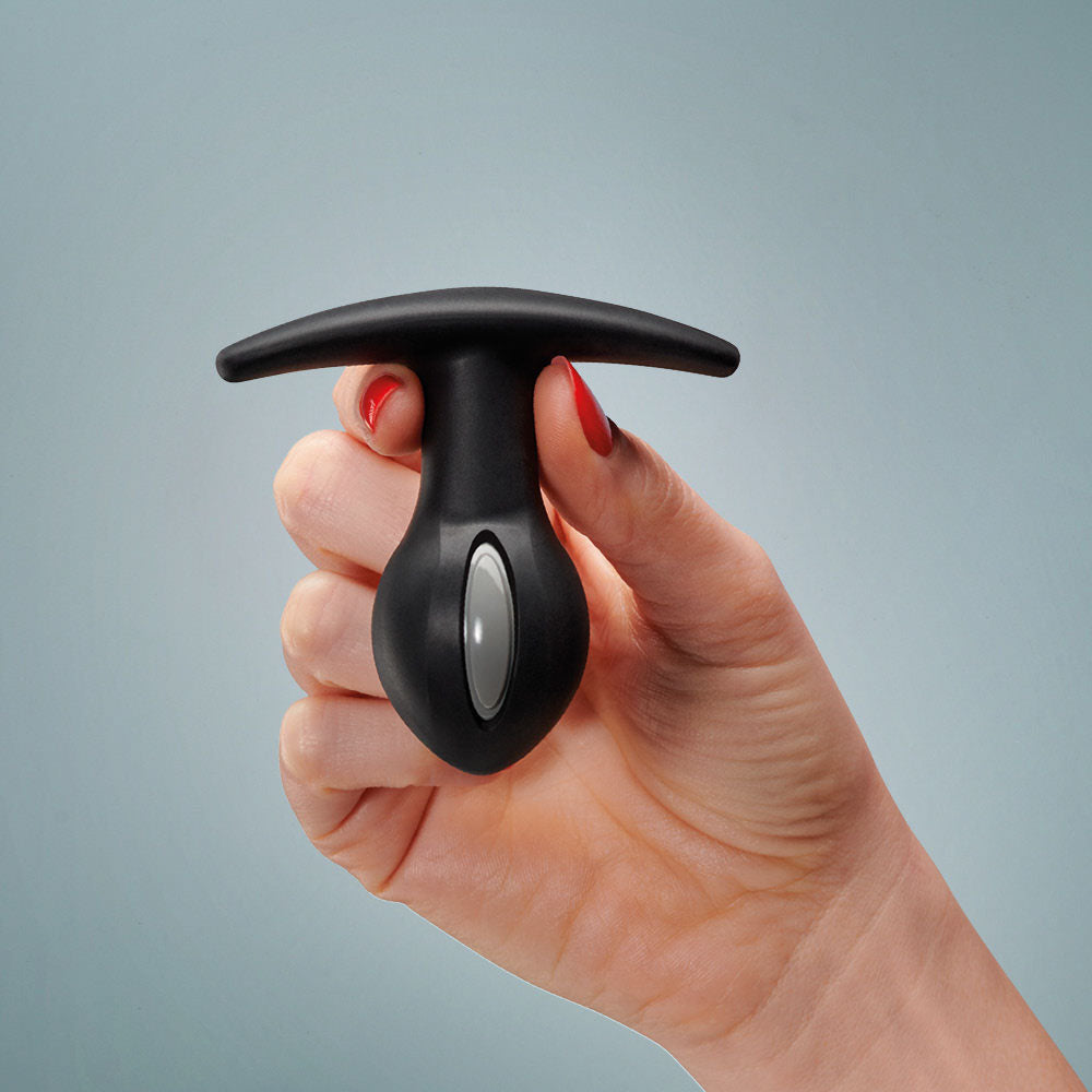 Anal plug B BALL UNO in black/grey