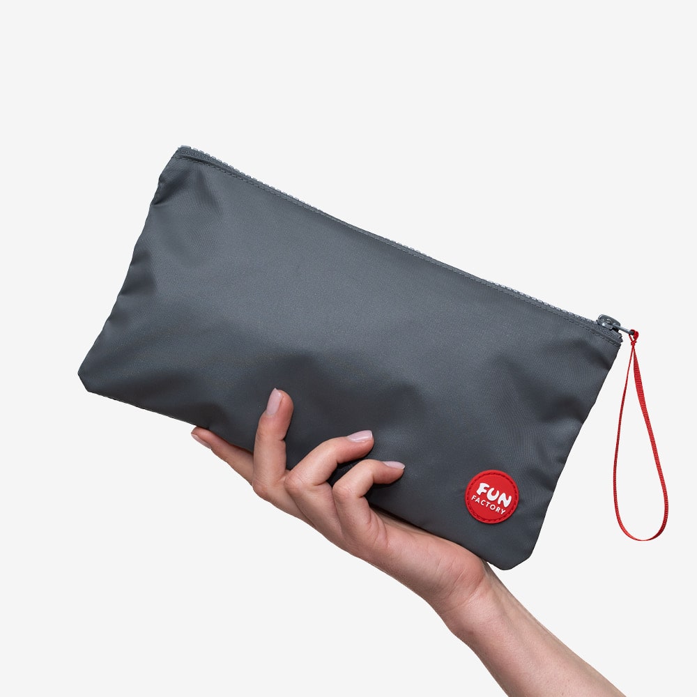 TOYBAG M in Grey Handshot – FUN FACTORY