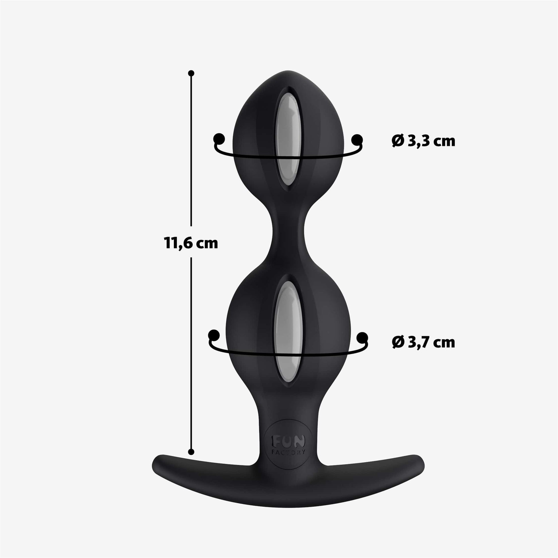 B BALLS DUO | Weighted Butt Plug | Fun Factory B BALLS DUO | Weighted Butt Plug | Fun Factory
