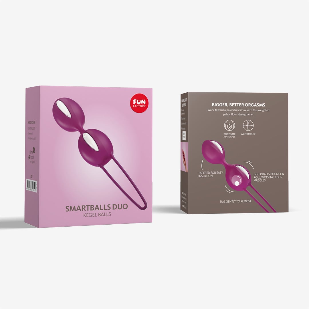 SMARTBALLS DUO grape kegel balls packaging