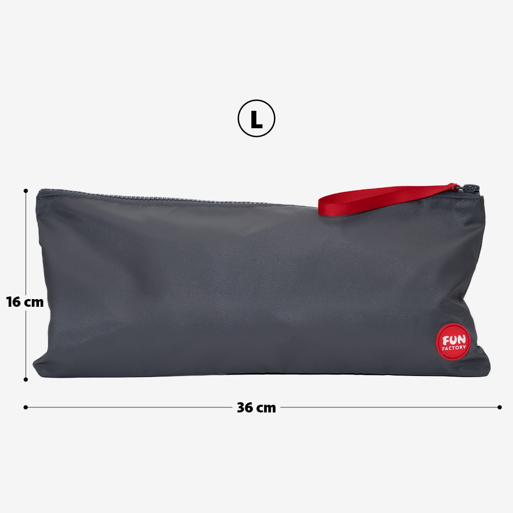 TOYBAG L in Grey Measurements – FUN FACTORY