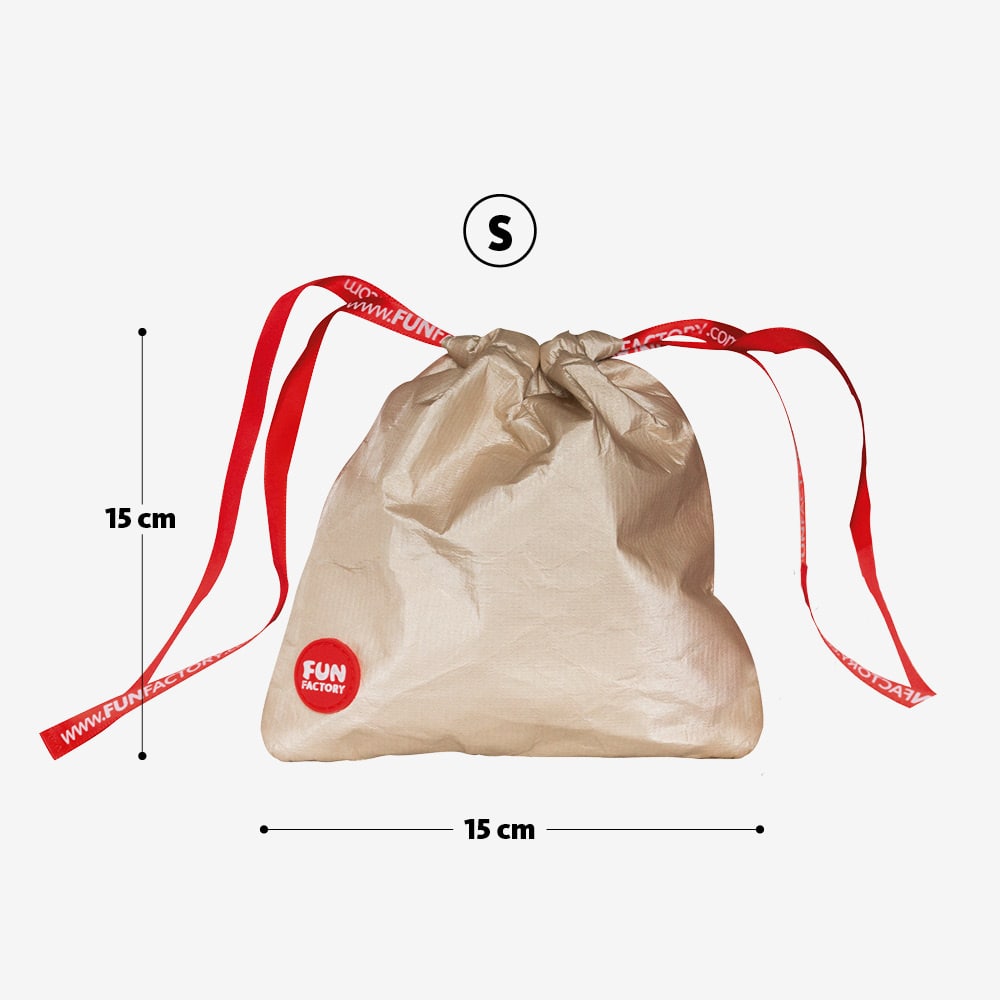 TOYBAG S in Gold Measurements – FUN FACTORY
